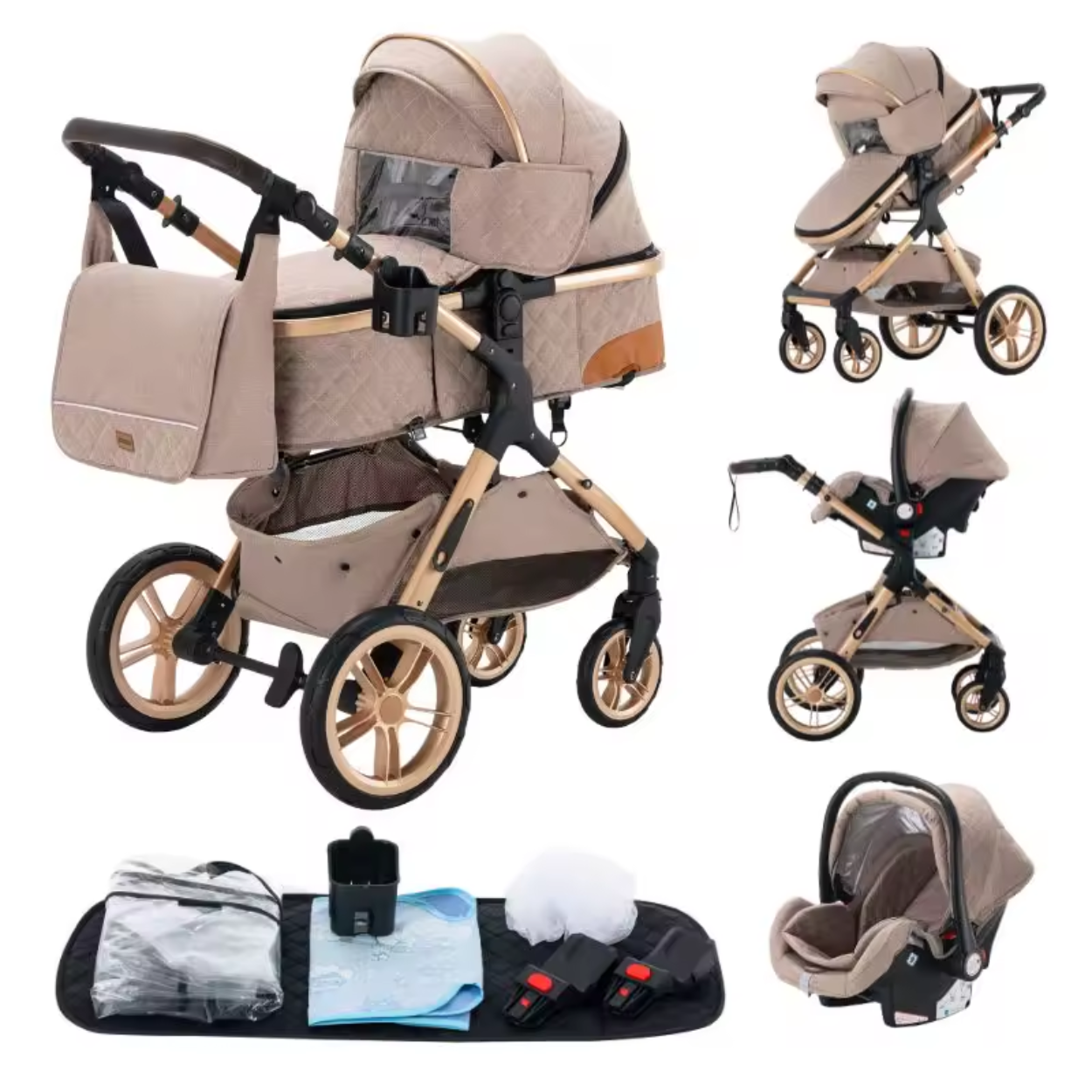 Comfortable and Safe All-Terrain Stroller