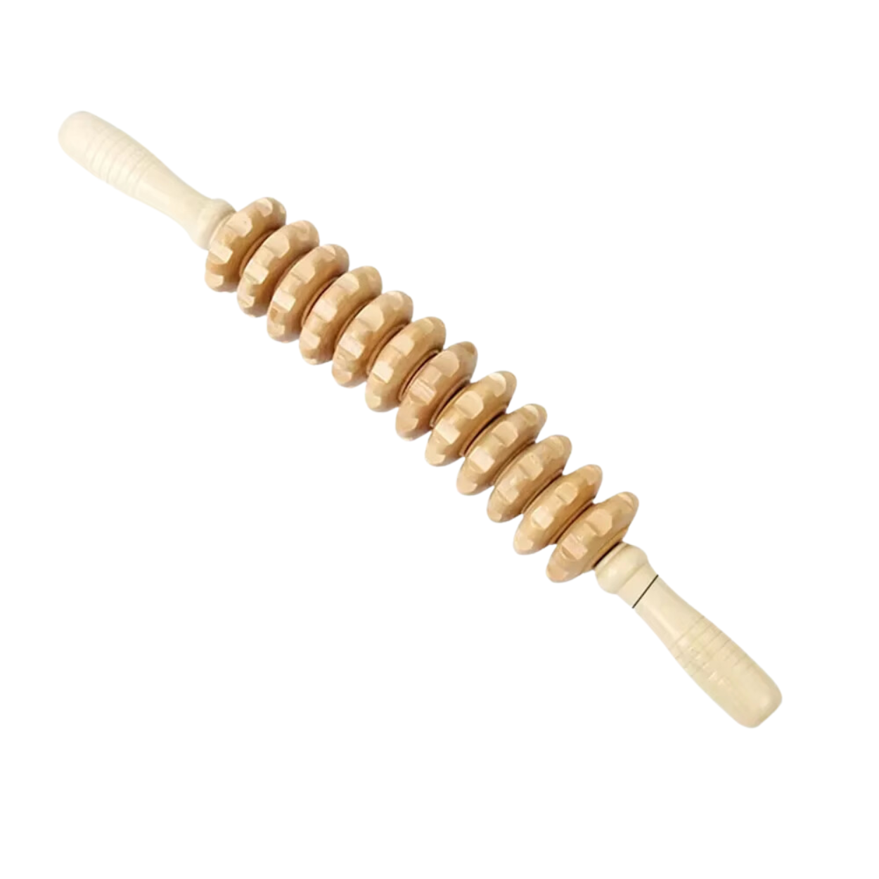 Wooden Back Massage Roller