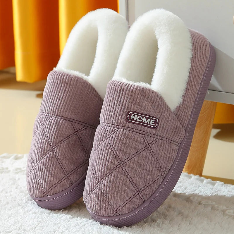 Cozy Plush Slippers for Men and Women