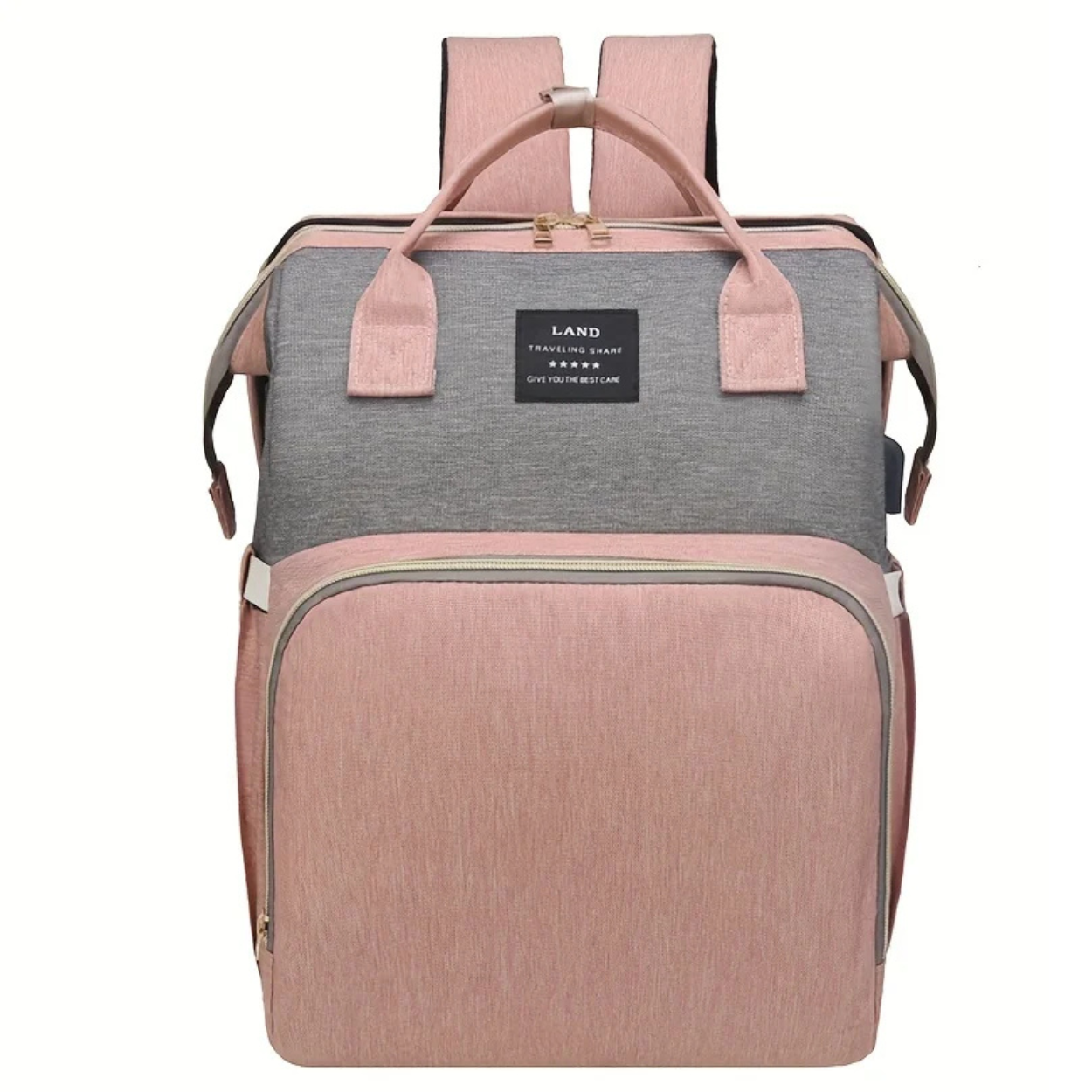 Sac à Langer Convertible avec Lit Parapluie et Poussette - Marcherelle