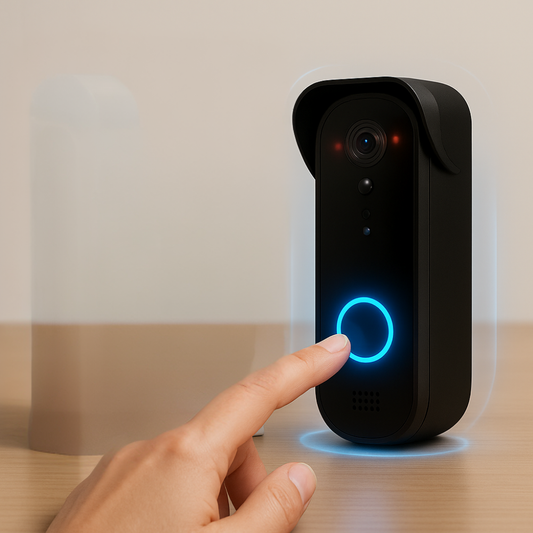 Caméra de Porte Intelligente avec Vision Nocturne et Alertes de Mouvement - Foivo