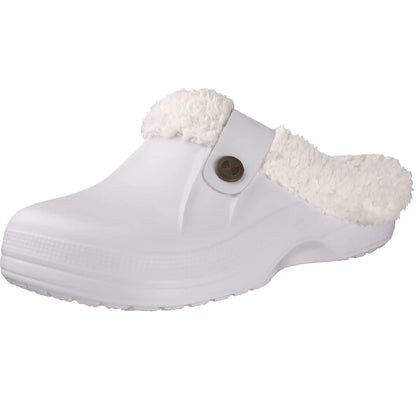 Warm fur slippers non-slip unisex