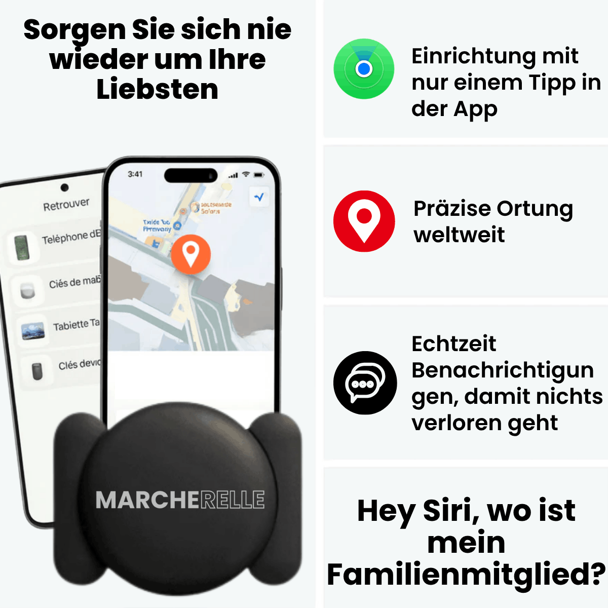 Marcherelle – GPS Tracker for Children Without Subscription