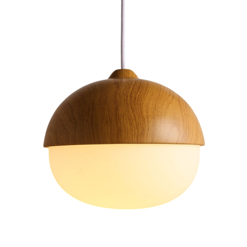 Nordic Chic Wooden Hanging Light