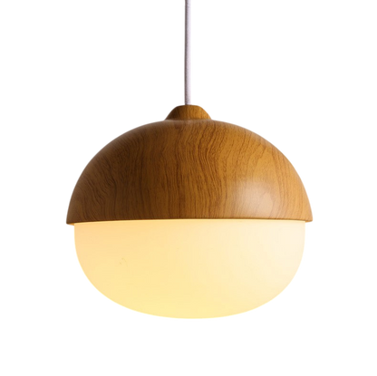 Nordic Chic Wooden Hanging Light