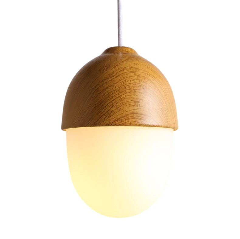 Nordic Chic Wooden Hanging Light