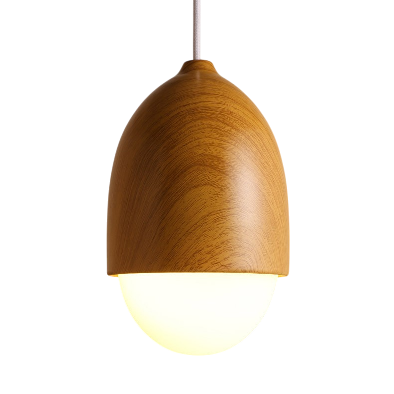 Nordic Chic Wooden Hanging Light
