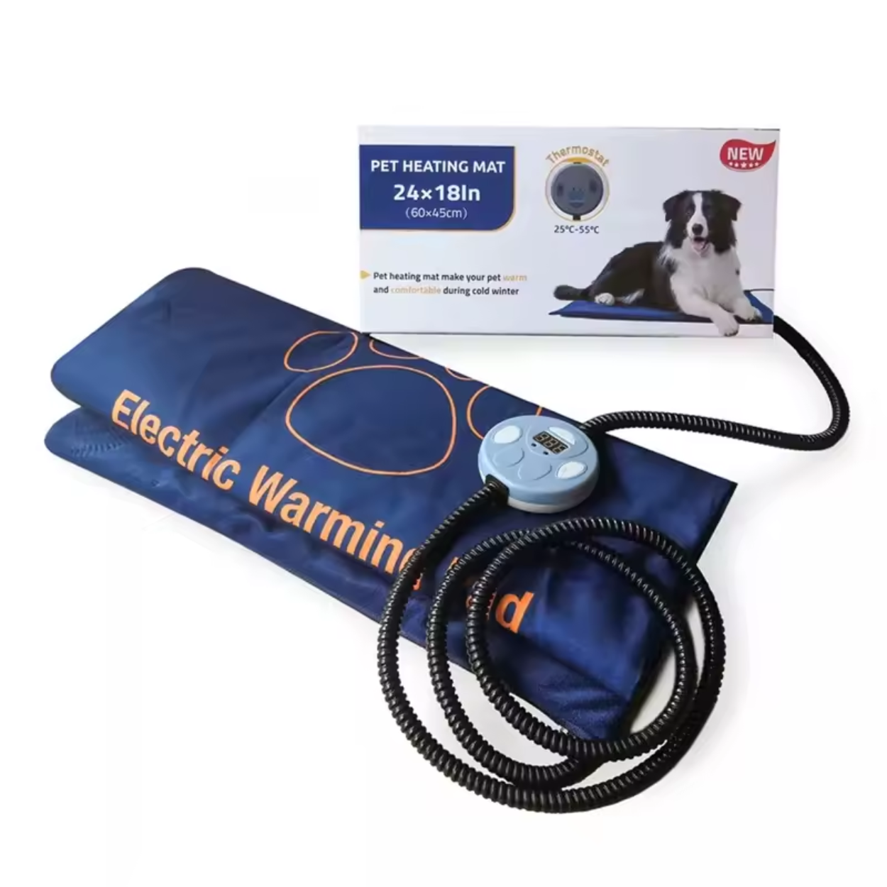 Tapis chauffant pour animaux de compagnie électrique doux - Marcherelle