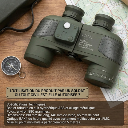 Marcherelle™ – Military Binoculars 10x50 with Clear and Stable Vision