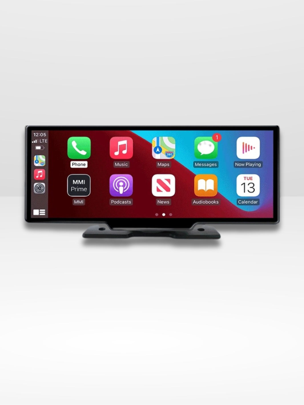 CarPlay Navigation Screen with Built-in Rear Camera