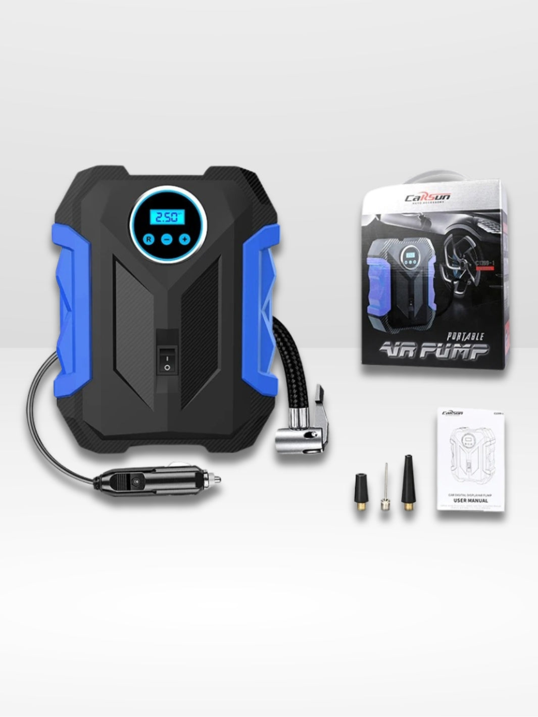 Portable and Quiet Tire Compressor