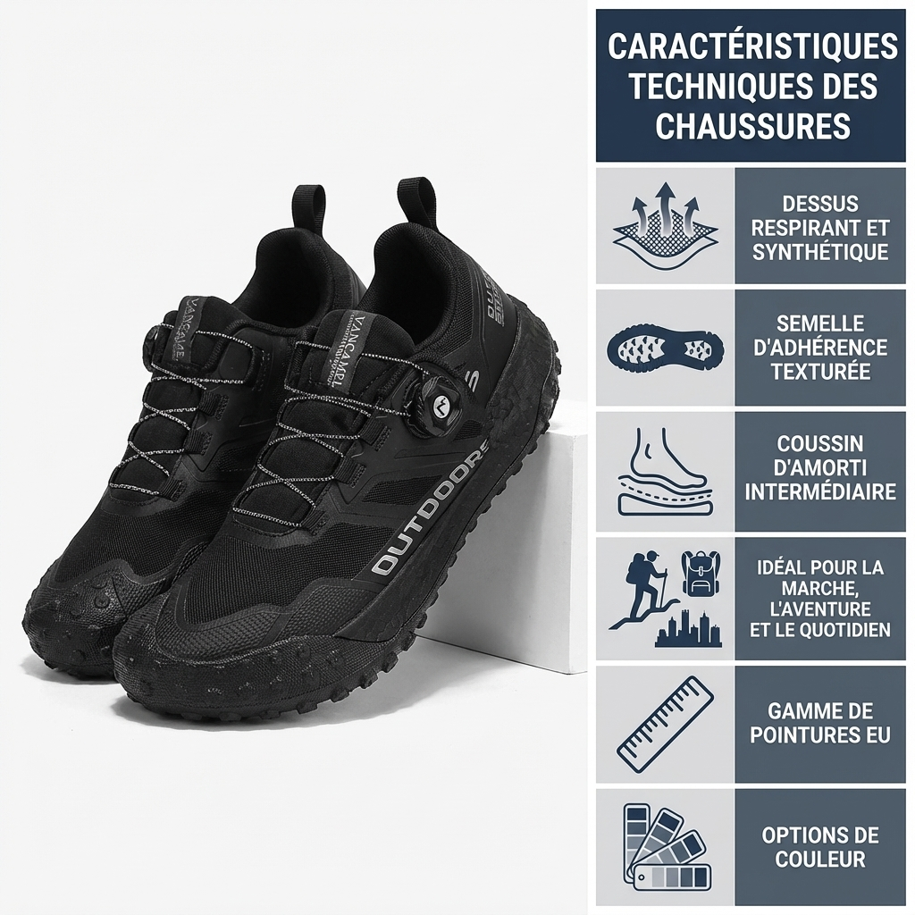 Marcherelle™ – Light and Slip-Resistant Hiking Shoes