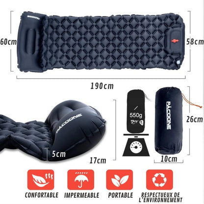 Lightweight and Comfortable Inflatable Camping Mattress
