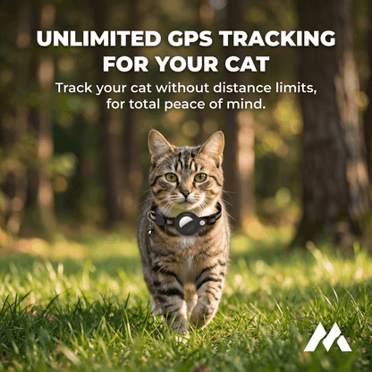 Macherelle™ – GPS Cat Collar No Subscription Required | Compatible with iOS & Android