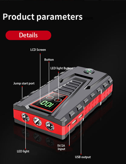 Powerful and Compact Car Jump Starter