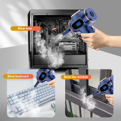 Marcherelle™ – Cordless Car Vacuum Cleaner Cyclonic Suction