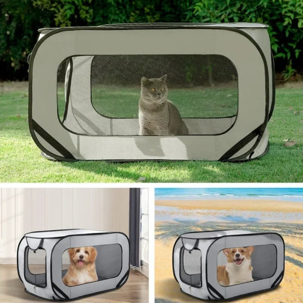 Safe and Practical Dog Car Transport Cage