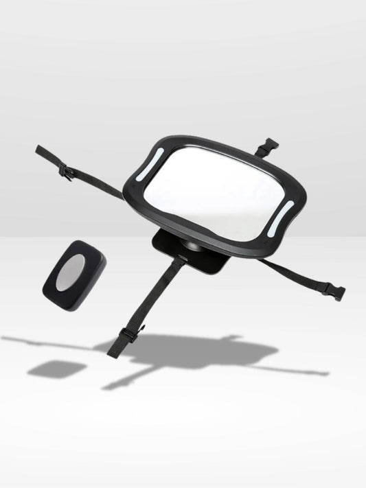 Miroir de Surveillance Bebe pour Voiture avec LED - Marcherelle