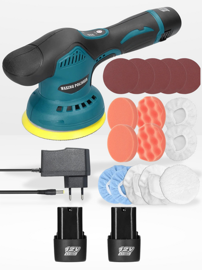 Compact and Powerful Cordless Polisher for Car and Interior