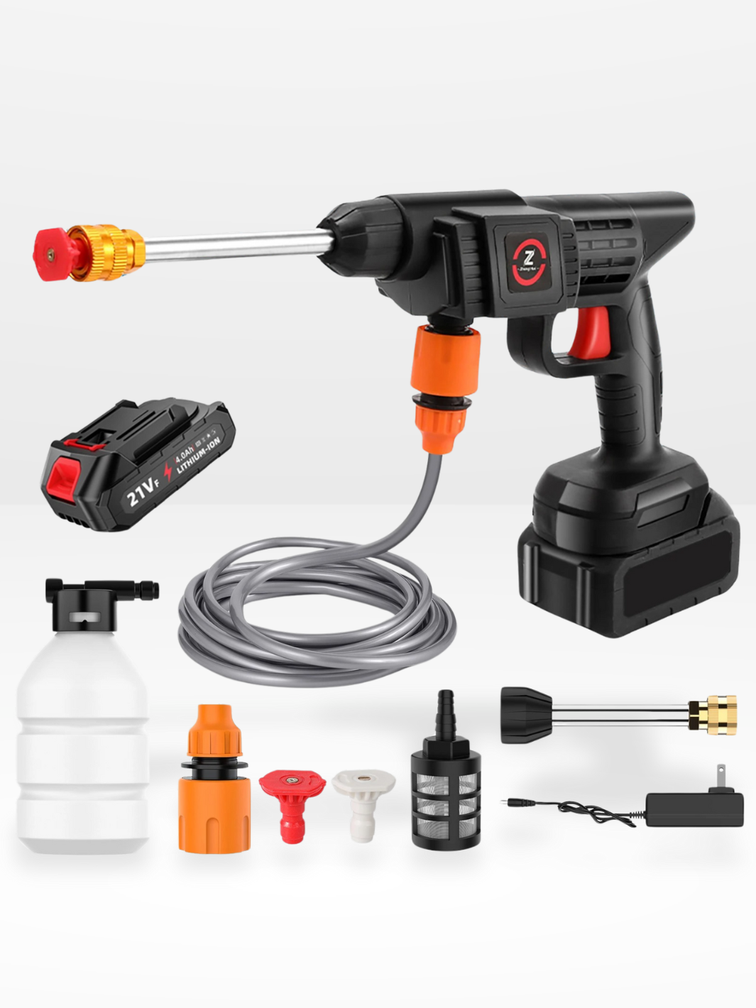 Powerful and Lightweight 50 Bar Portable High-Pressure Cleaner