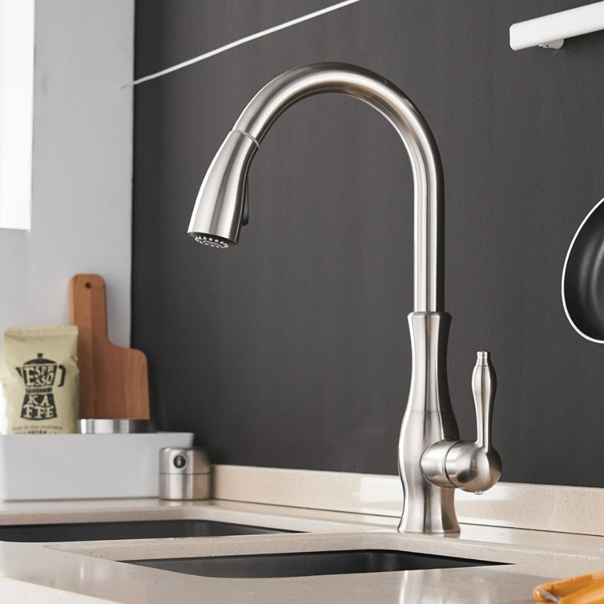 Anton - Elegant Retractable Kitchen Faucet