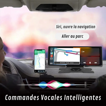 CarPlay Navigation Screen with Built-in Rear Camera